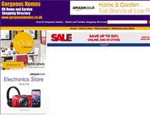 Tablet Screenshot of gorgeoushomes.co.uk